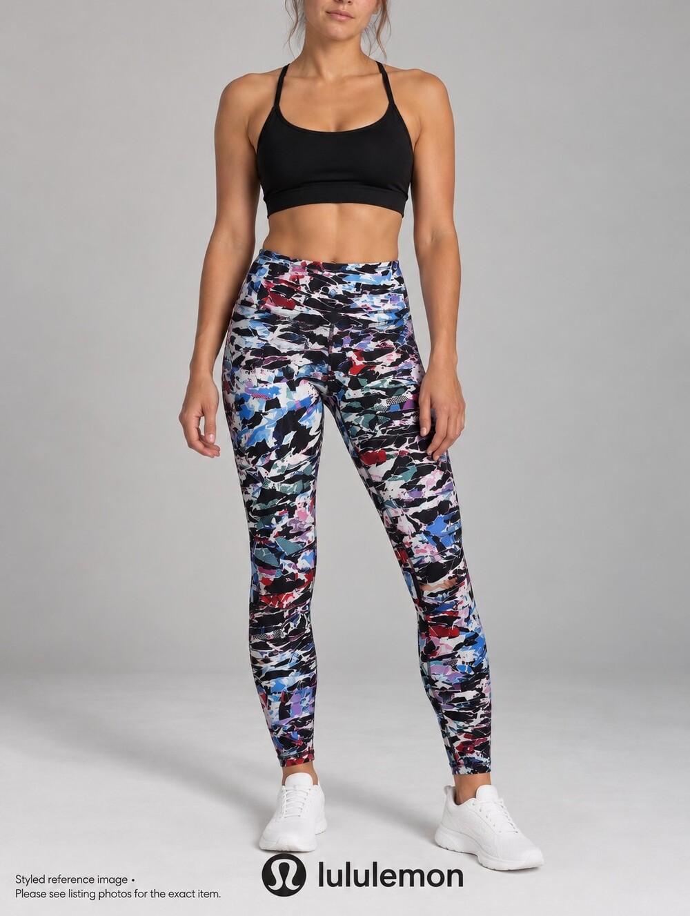 Lululemon Unique Print Leggings Size 6 a58
